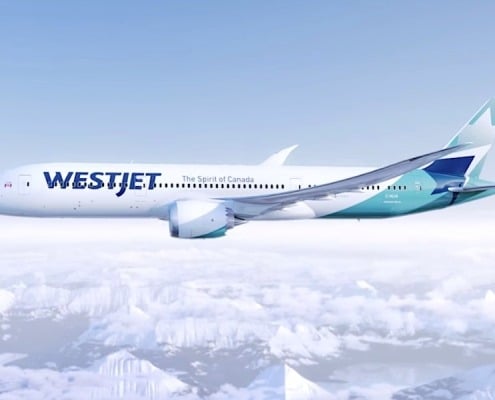 WestJet B787 Dreamliner